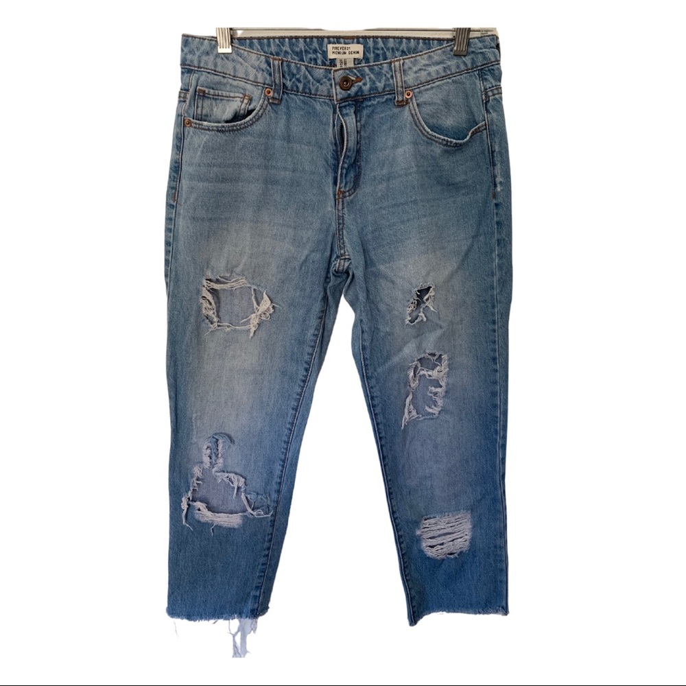 Forever 21 Distressed Jeans